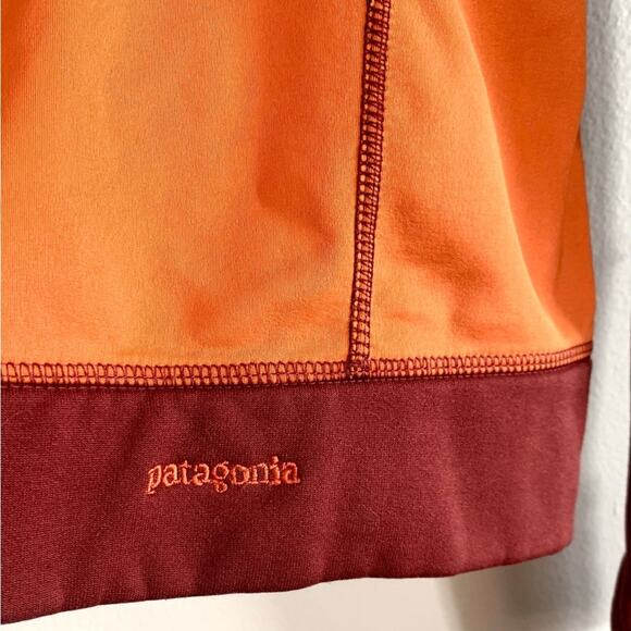 Patagonia Orange and Red Zip Up Jacket - Picture 8 of 14